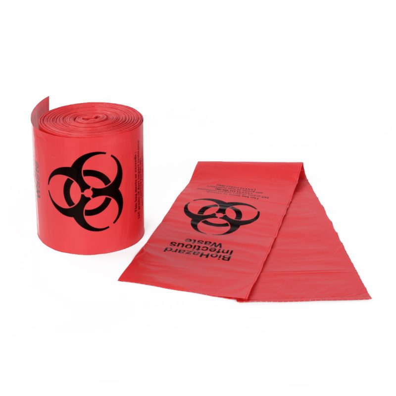 Red HDPE PP Bio Medical Waste Bags - Image 6
