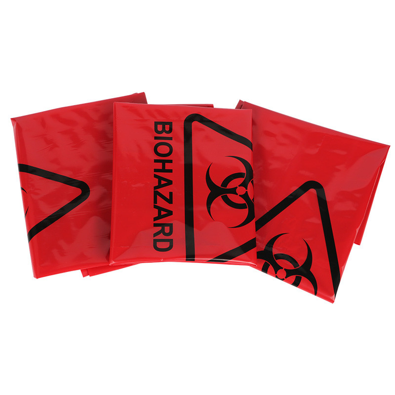 PP Red 135 Degree Biohazard Plastic Bag Autoclave - Image 4