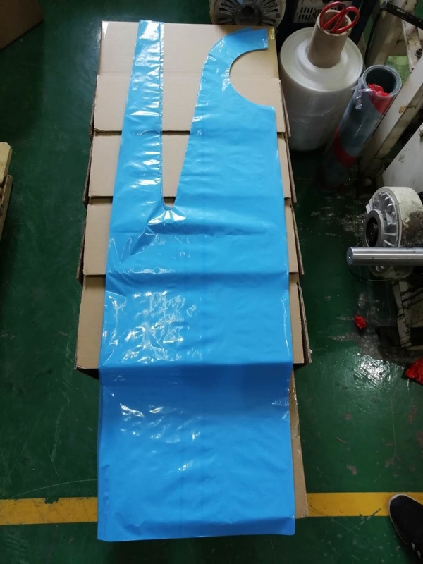 Large Adult Disposable Haircut Apron Heal Seal Plastic PE Smock Apron - Image 4