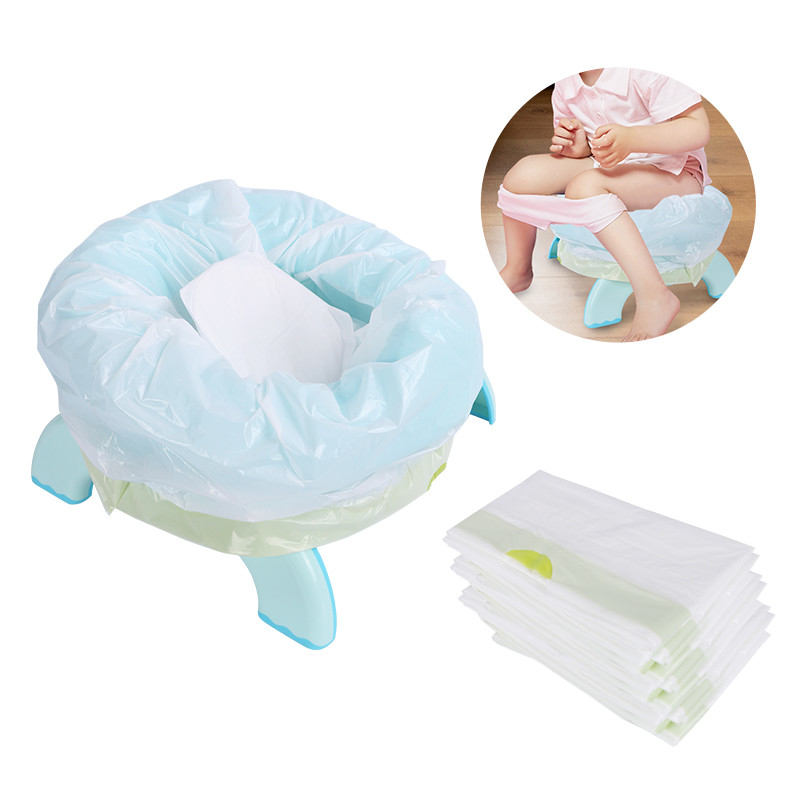 Customized Travel Potty Refill Bags With Absorbent Pads