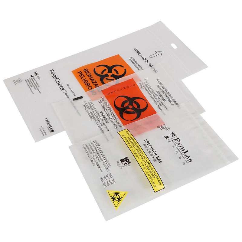 Clear LDPE Thickness 0.05mm Specimen Transport Bag - Image 4