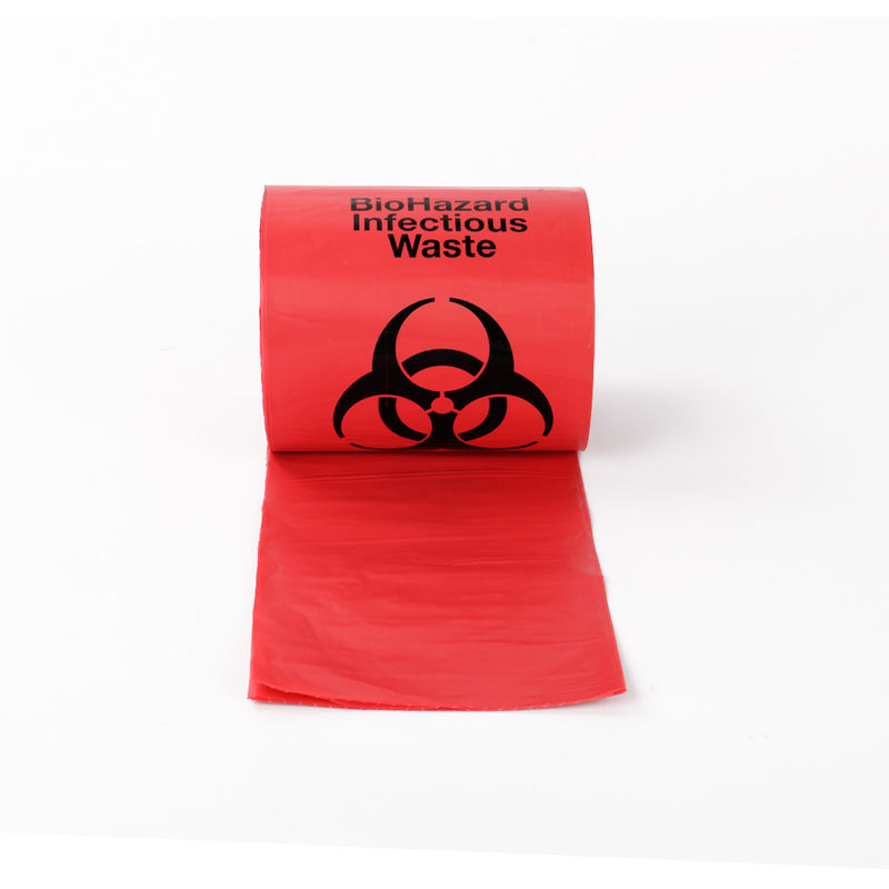 HDPE LDPE PP Thick 50 Micron Biohazard Specimen Bag - Image 3