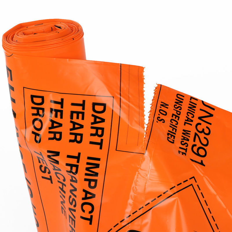 Custom Hospital HDPE Biohazard Waste Disposal Bags - Image 5