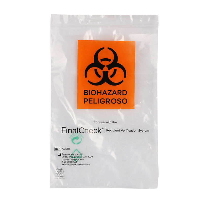OEM ODM Laboratory LDPE Specimen Transport Bag