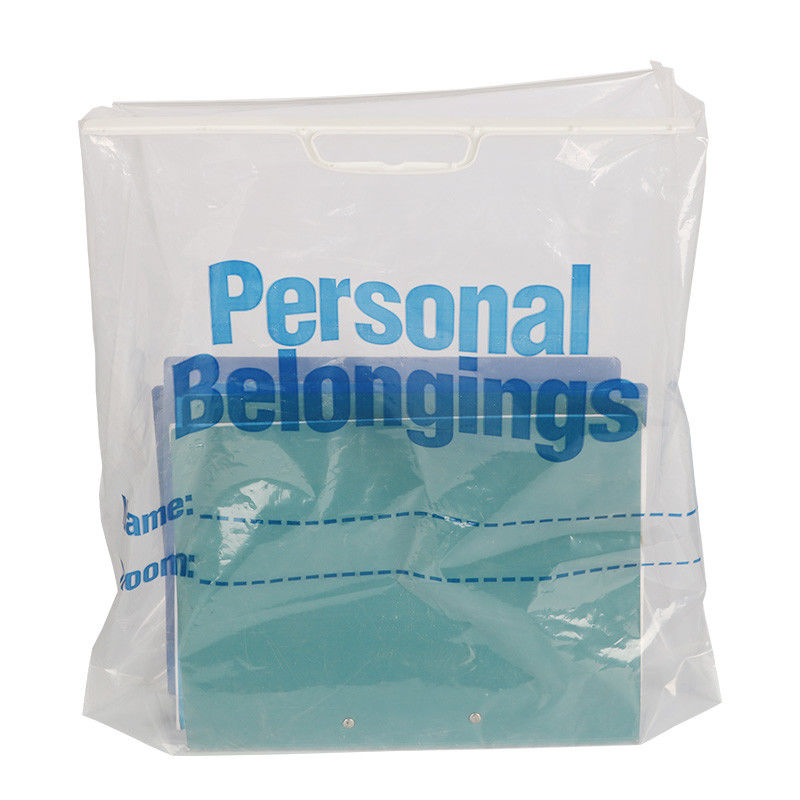 55cm by 40cm Handle Plastic LDPE Patient Belonging Bags - Image 3