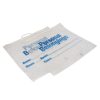 55cm by 40cm Handle Plastic LDPE Patient Belonging Bags - Image 5