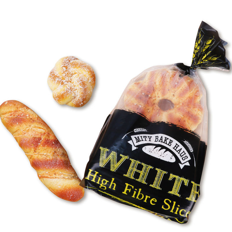 3 Colors Printed LDPE Plastic Bread Packaging Bags - Image 2