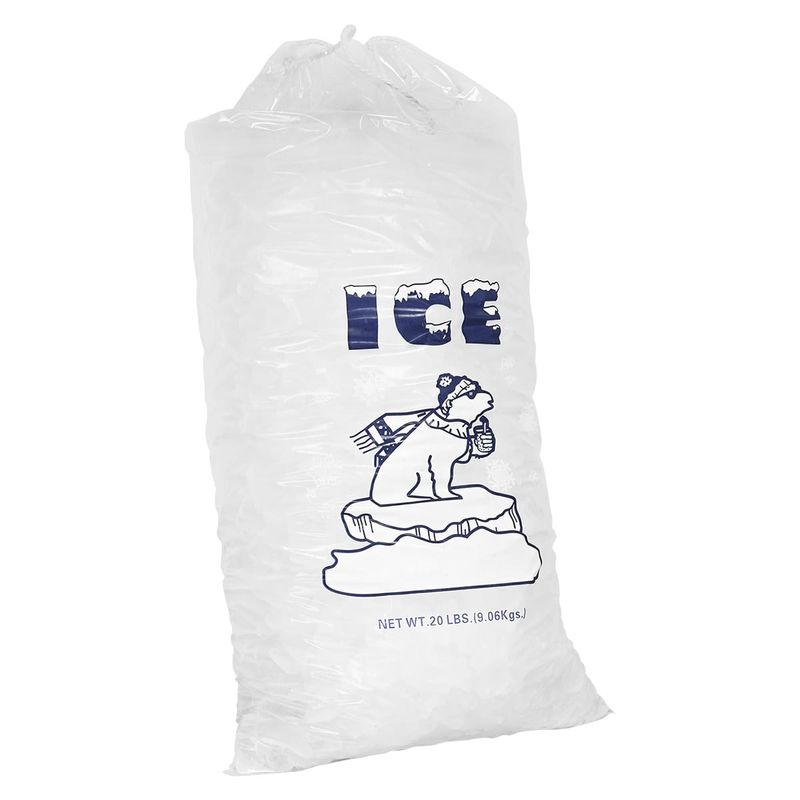 Disposable 12X 22 inch 1.6mil Plastic Ice Bags