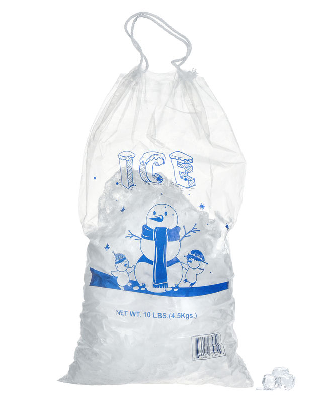 Disposable 12X 22 inch 1.6mil Plastic Ice Bags - Image 2