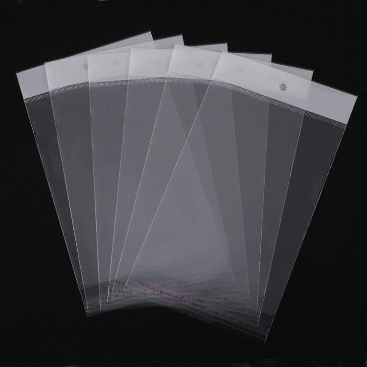 Self Adhesive HDPE LDPE OPP Plastic Header Bag - Image 3