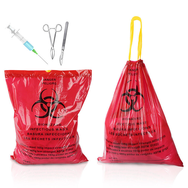 Drawstring SGS Medical Waste Bags - Image 5