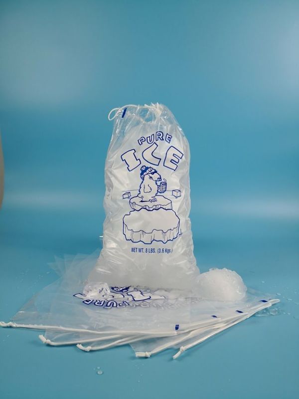 Reusable LDPE Ice Cube Bags for Custom Ice Cube Making