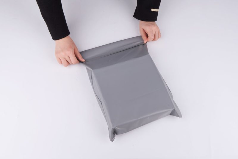 OEM Grey LDPE HDPE Self Adhesive Plastic Bag