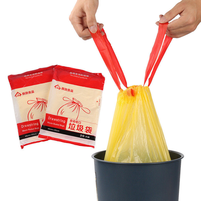 Biodegradable Plastic Garbage Bag With Drawstring - Image 5