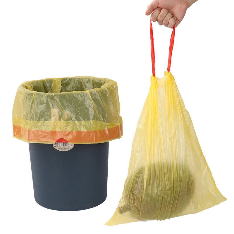 Biodegradable Plastic Garbage Bag With Drawstring